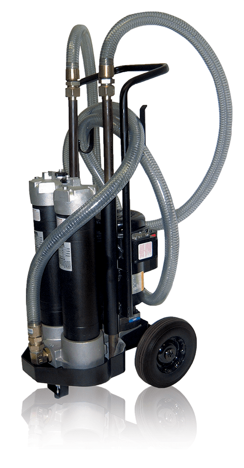 Image of the Mobile Dual Filtration Cart filter cart system by Schroeder Industries