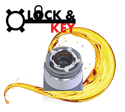 Lock & Key Quality Protected elements for hydraulic filters