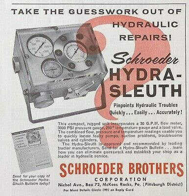 Schroeder Brother's Vintage Advertisement